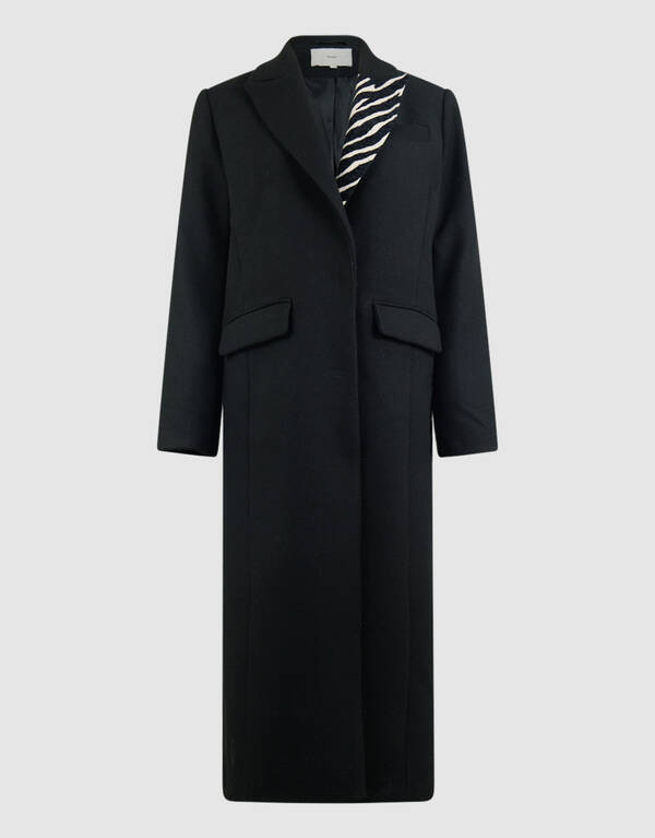 Zebra Jacke Lang Schwarz SHOEBY WOMEN