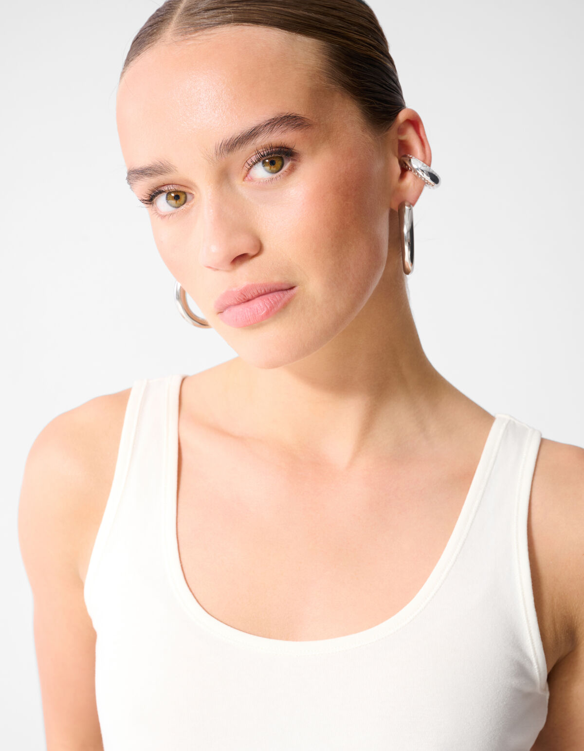 Basic Top Offwhite Eksept