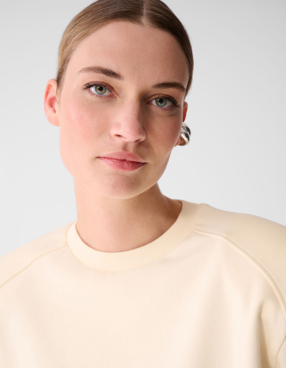 Gro&szlig;er Schulterpullover Gebrochen Wei&szlig; SHOEBY WOMEN