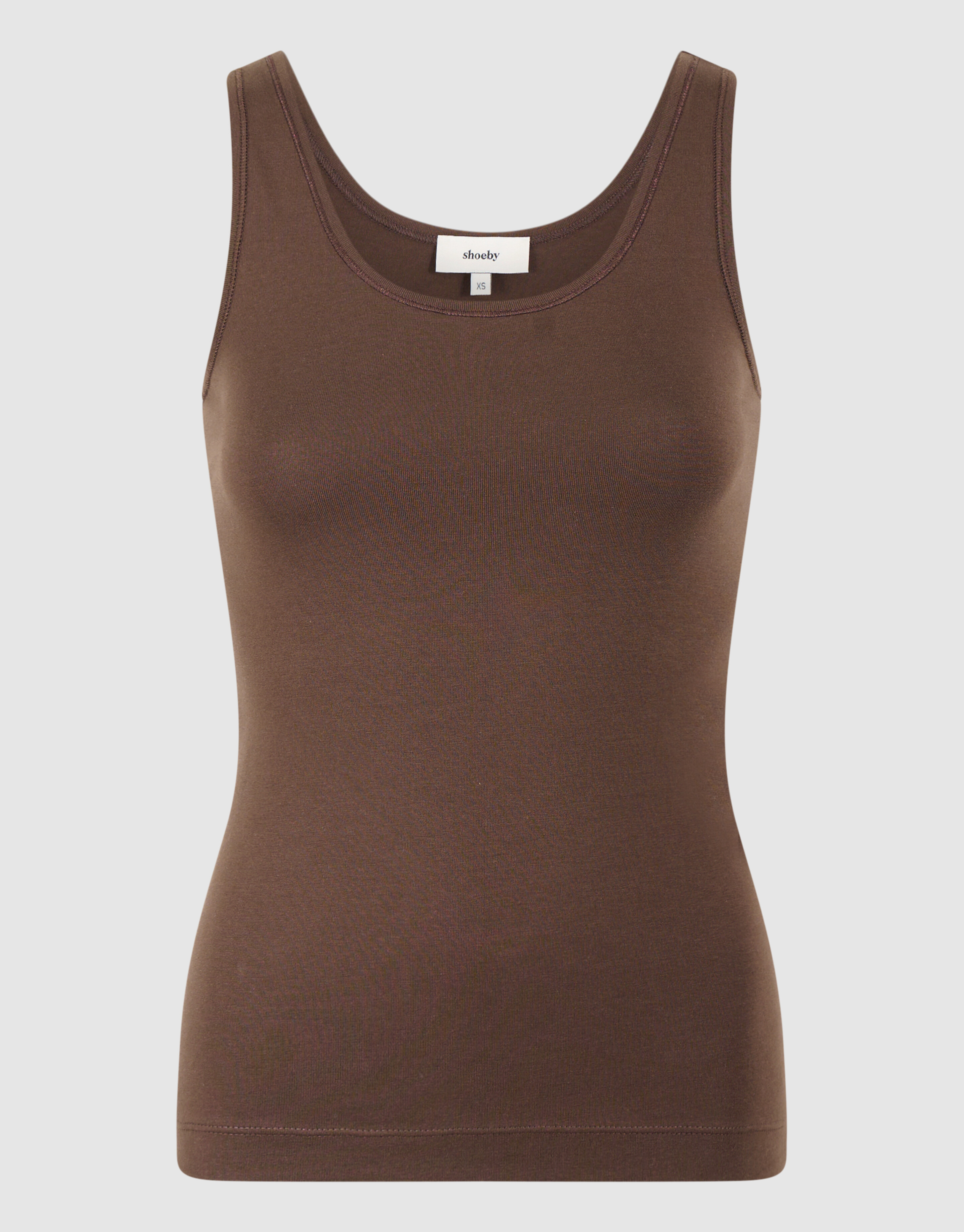 Basis Tanktop Donkerbruin SHOEBY WOMEN