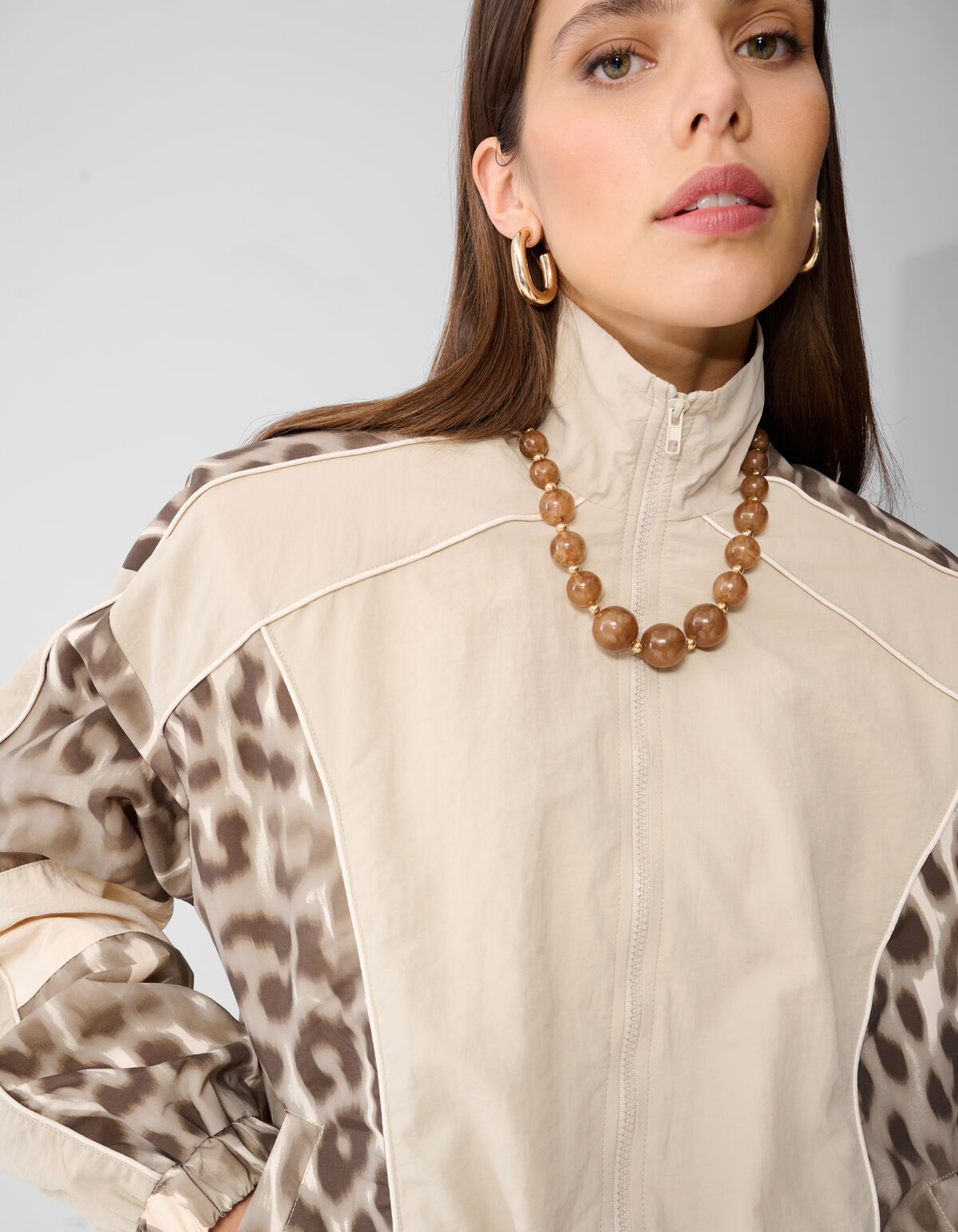 Sportlicher Leopard-Mix Jack Beige SHOEBY WOMEN