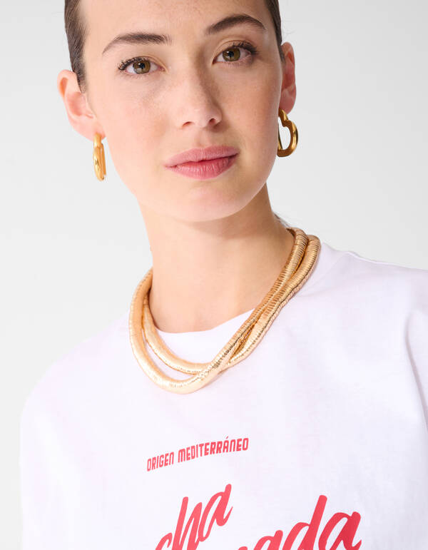 Granada Artwork T-Shirt Wei&szlig; SHOEBY WOMEN