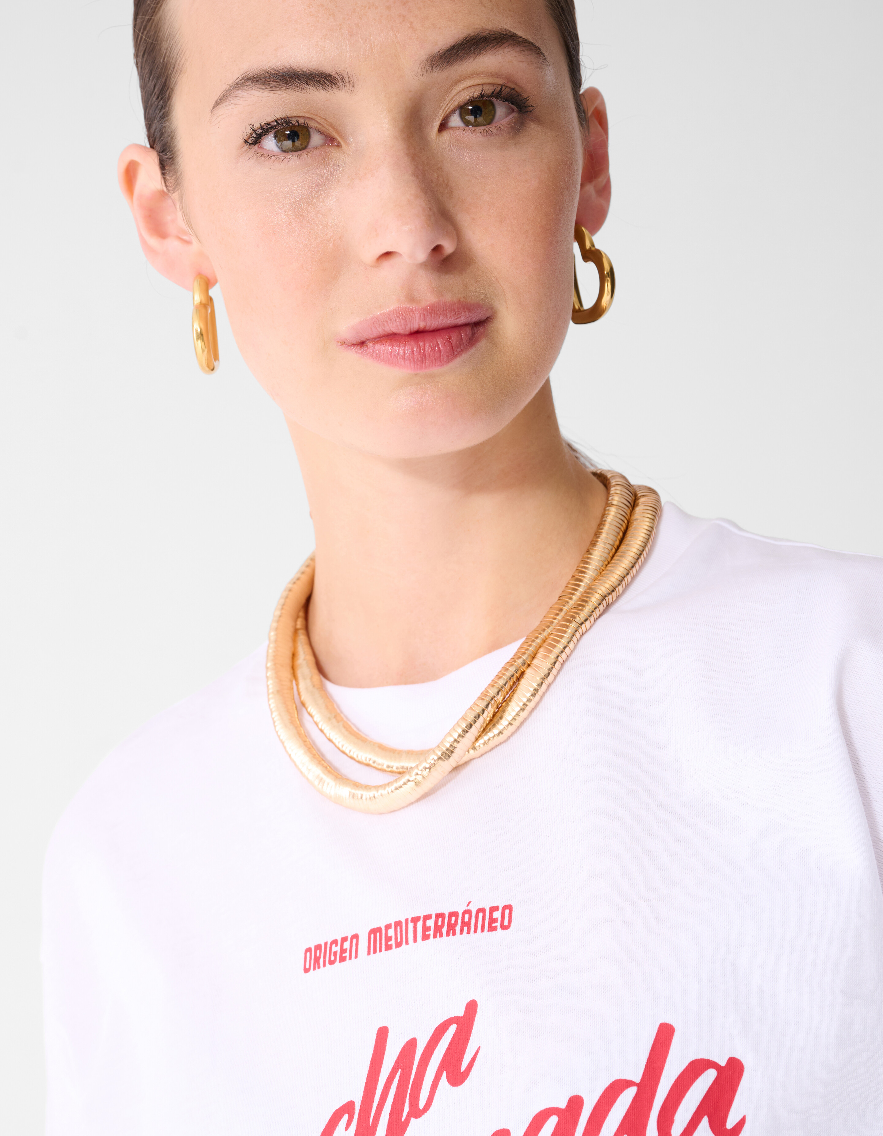 Granada Artwork T-Shirt Wei&szlig; SHOEBY WOMEN