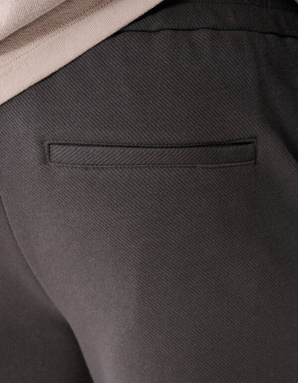 Struktur Regular Fit Shorts Dunkelgrau SHOEBY MEN