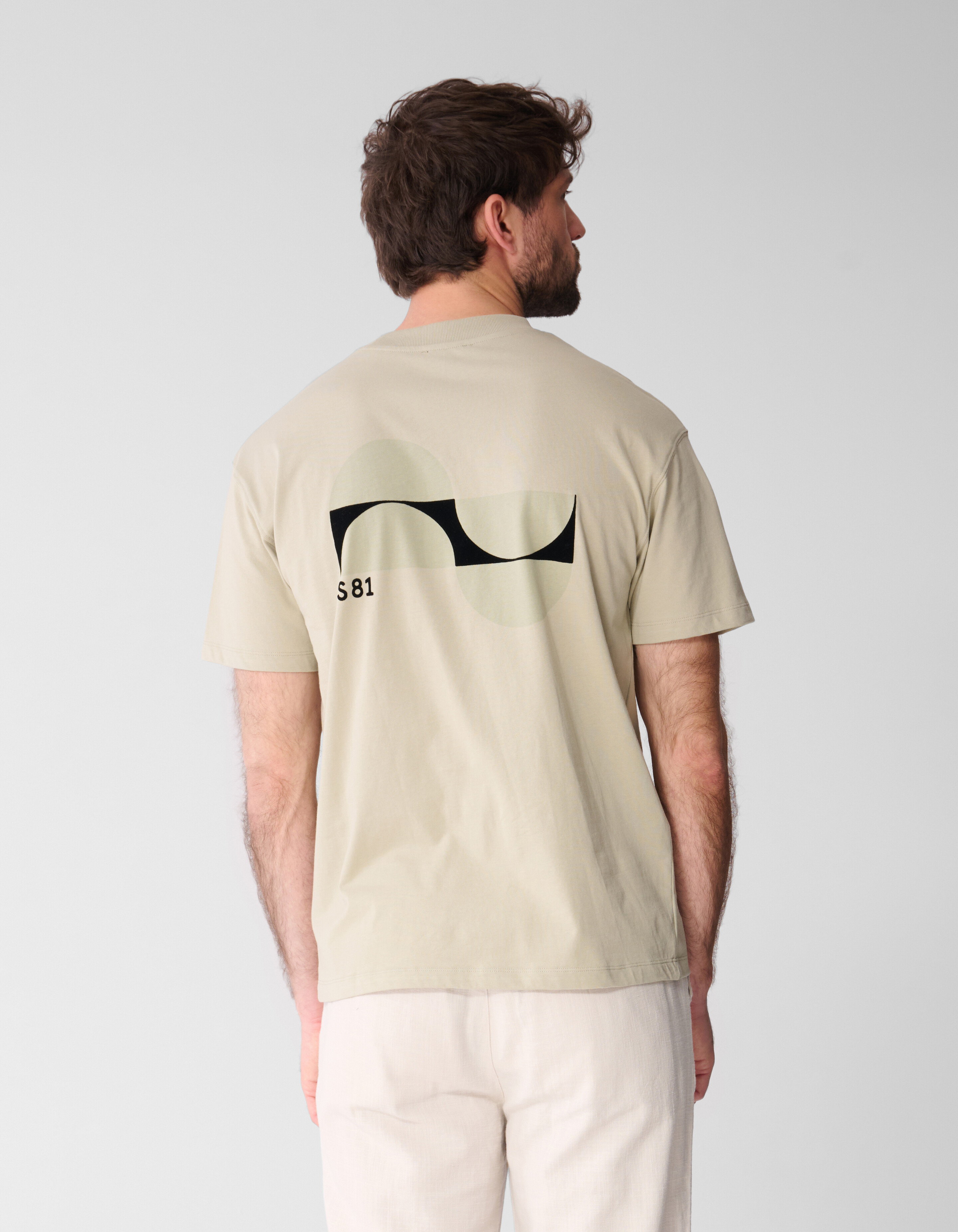 Fancy Artwork T-Shirt Hellgr&uuml;n SHOEBY MEN