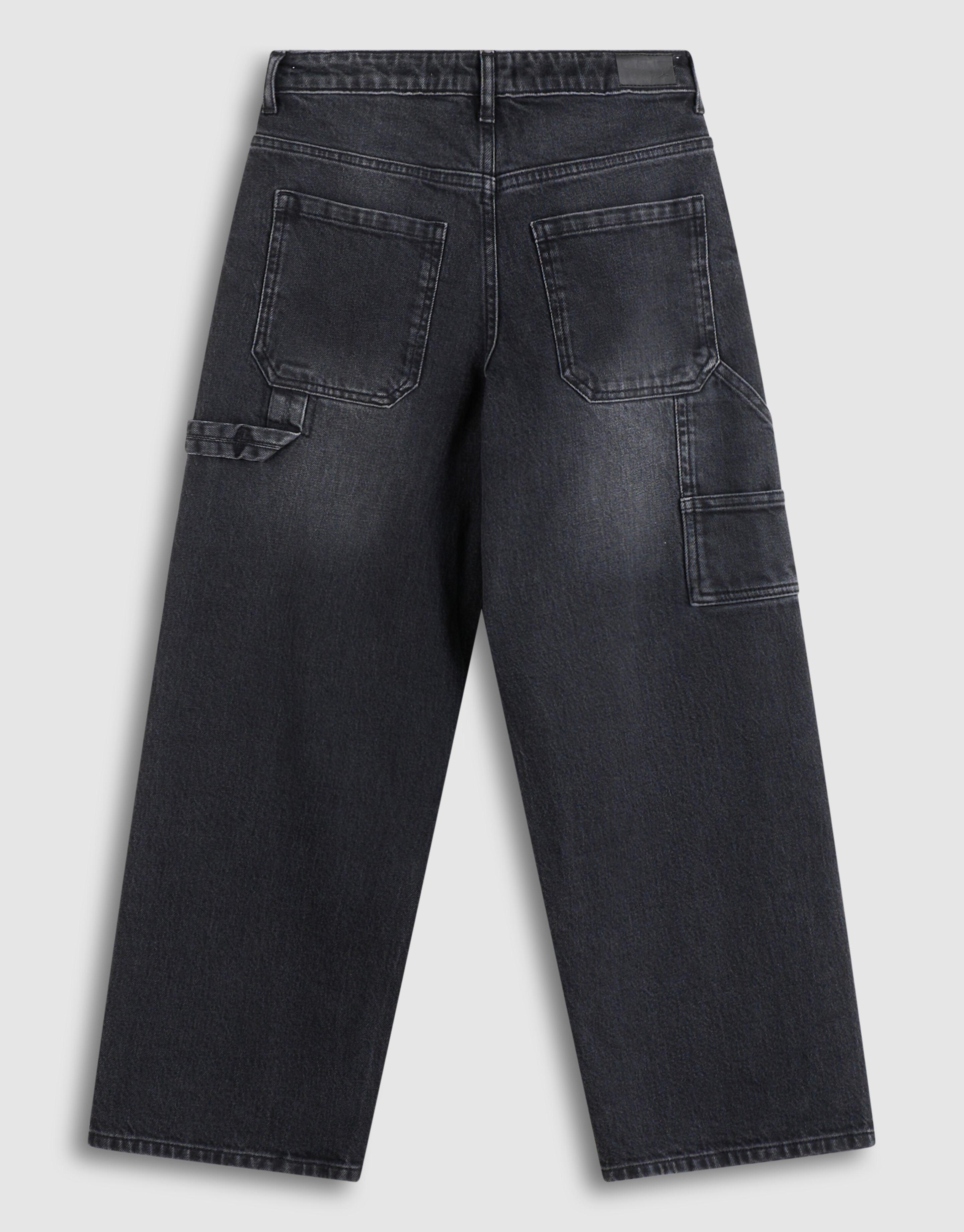 Carpenter-Jeans in Ultra-Baggy-Passform, Dunkelgra SHOEBY BOYS