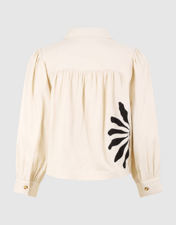 Stickbluse Gebrochen Wei&szlig; SHOEBY WOMEN