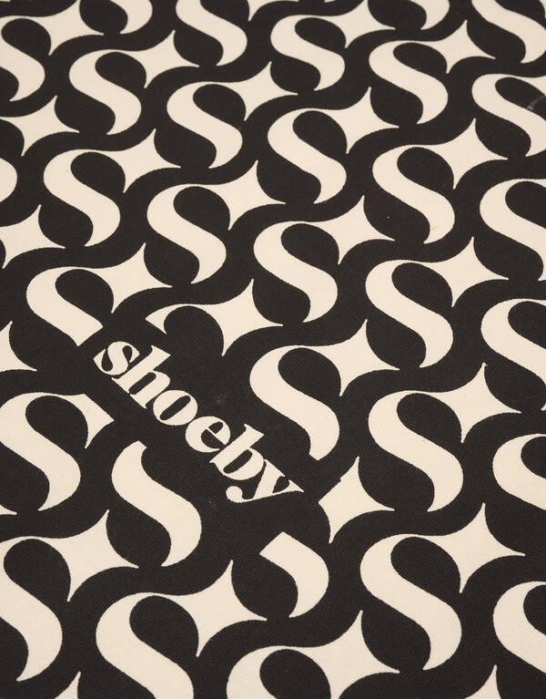 Shoeby Logo Shopper Schwarz Gro&szlig; SHOEBY ACCESSOIRES