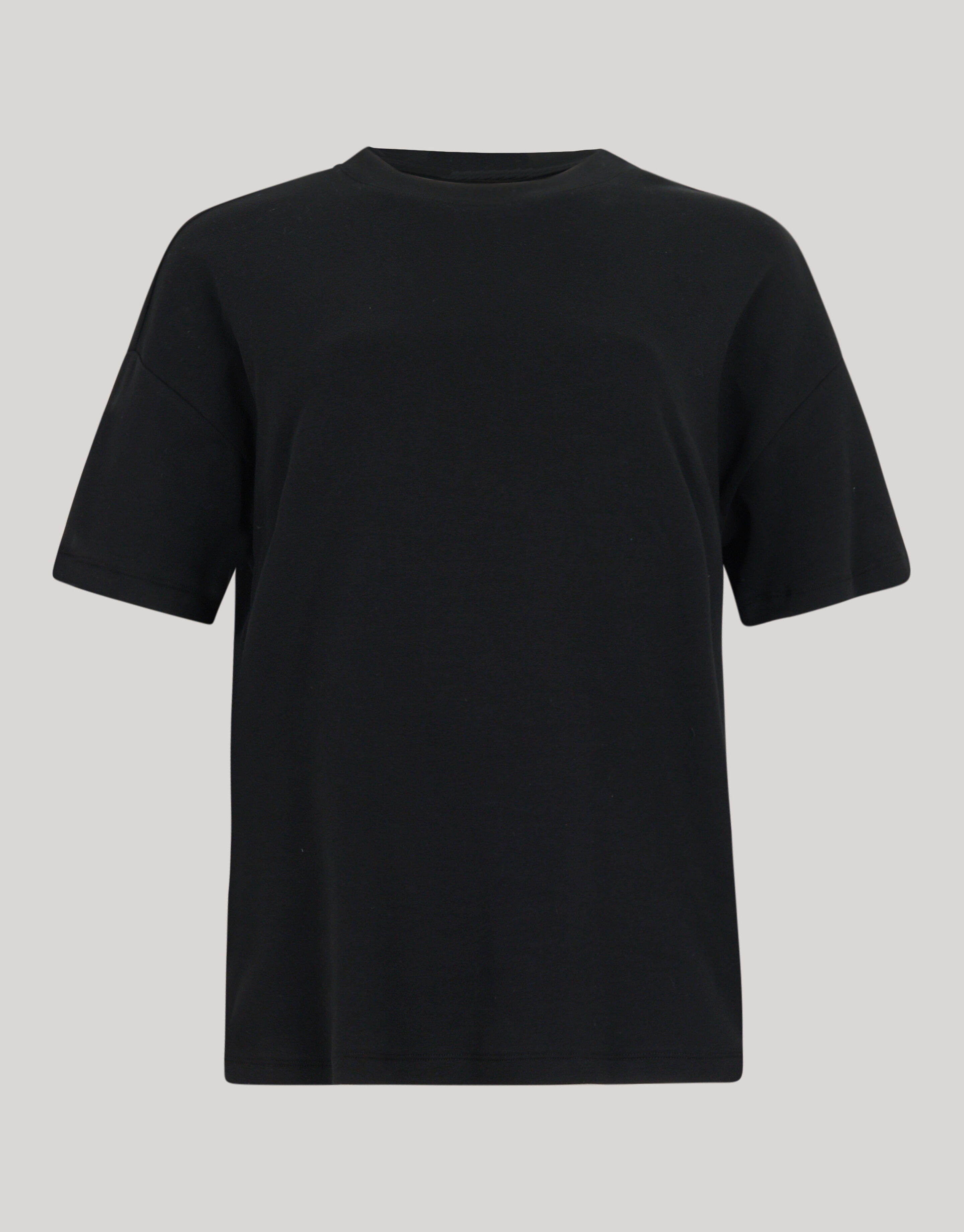 Basic-T-Shirt in Übergröße Schwarz SHOEBY WOMEN