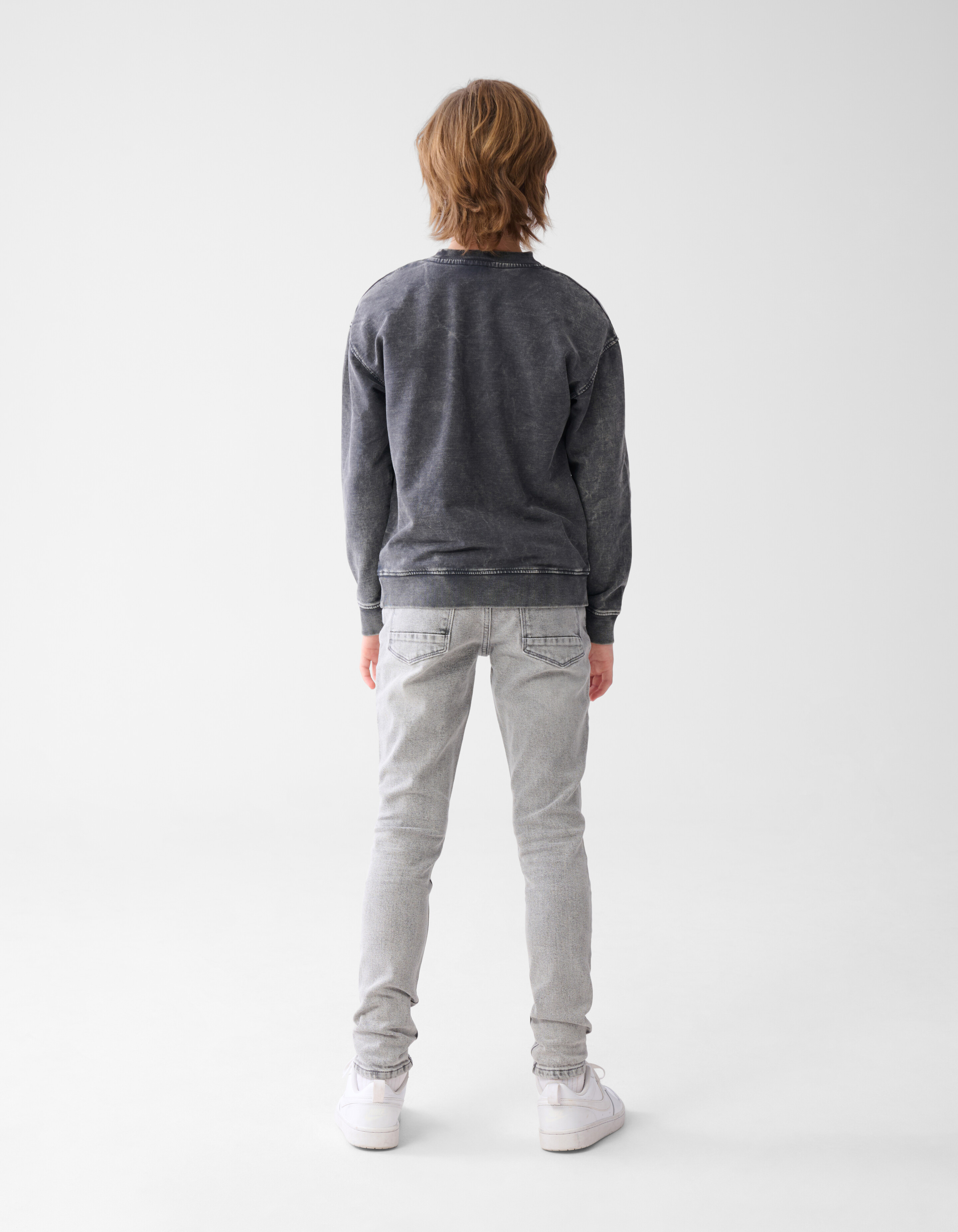 Washed Artwork Pullover Grau SHOEBY BOYS