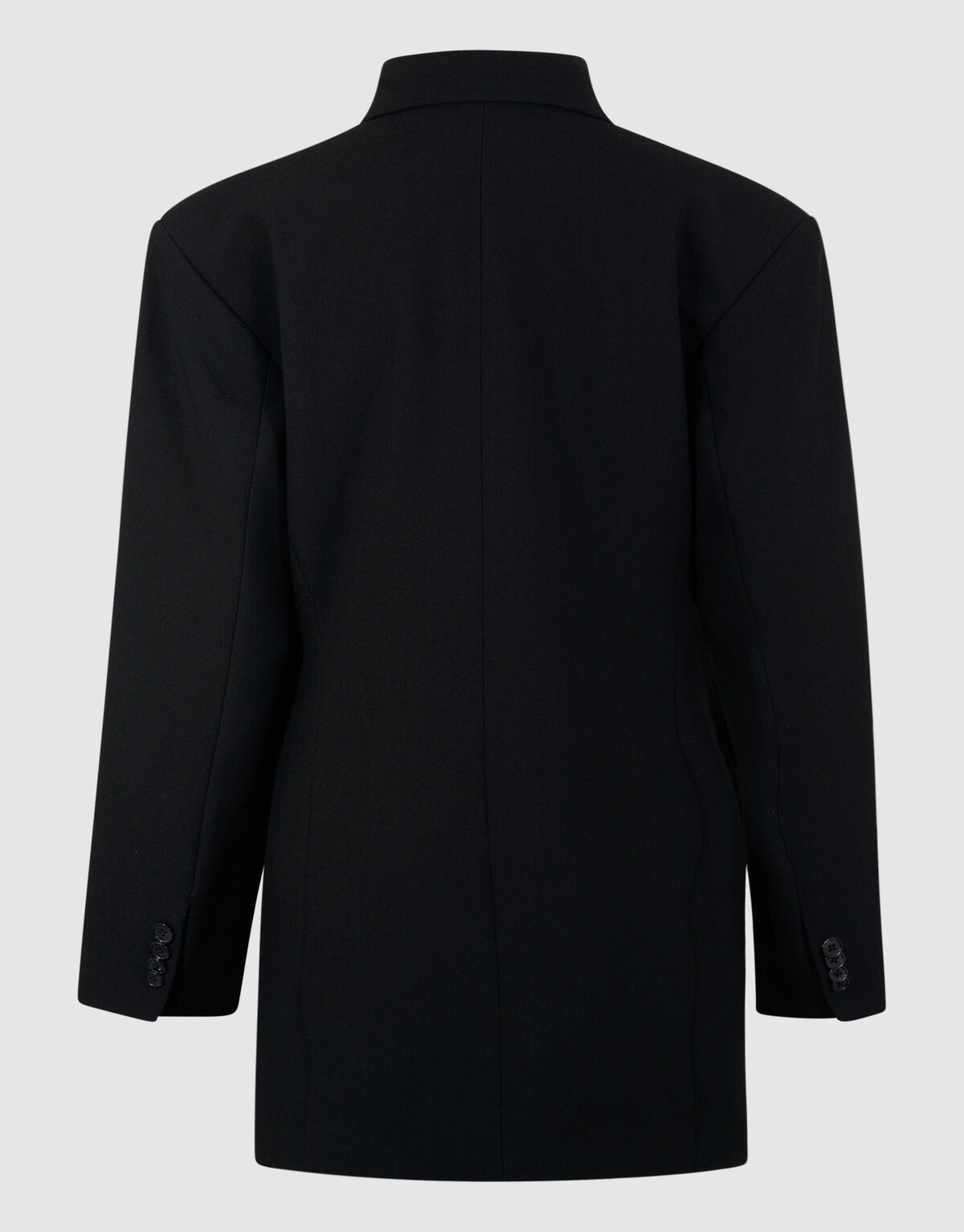 Oversized-Blazer-Kleid mit Krawatte, schwarz SHOEBY WOMEN