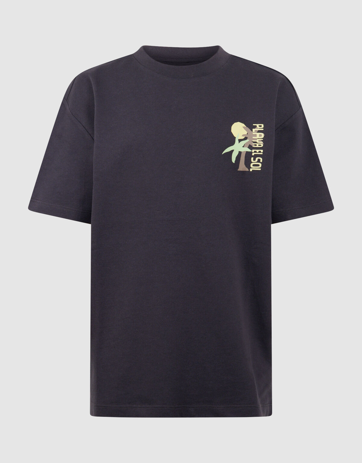 Playa Artwork T-Shirt Dunkelgrau SHOEBY BOYS