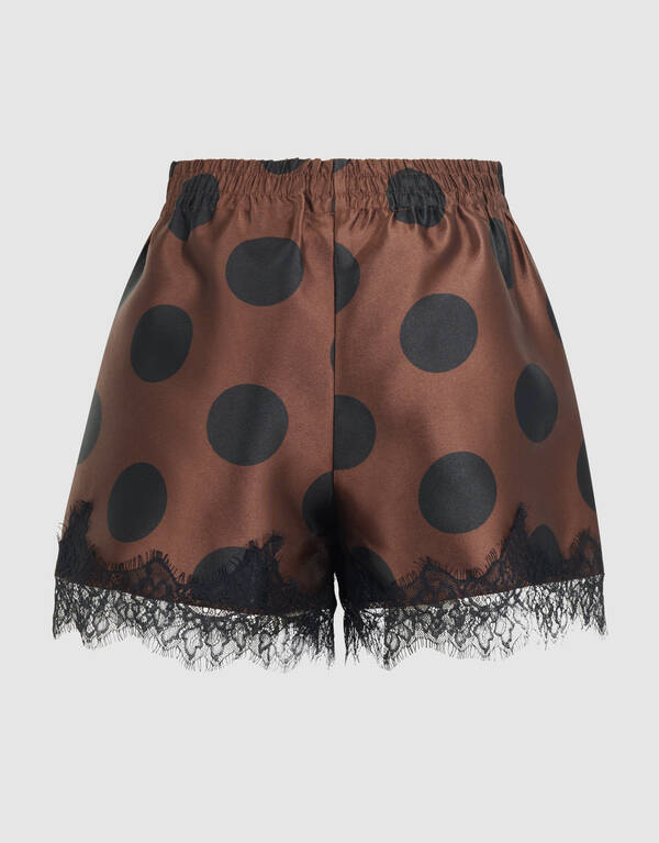 Kanten Polkadot Kurze Braun SHOEBY WOMEN