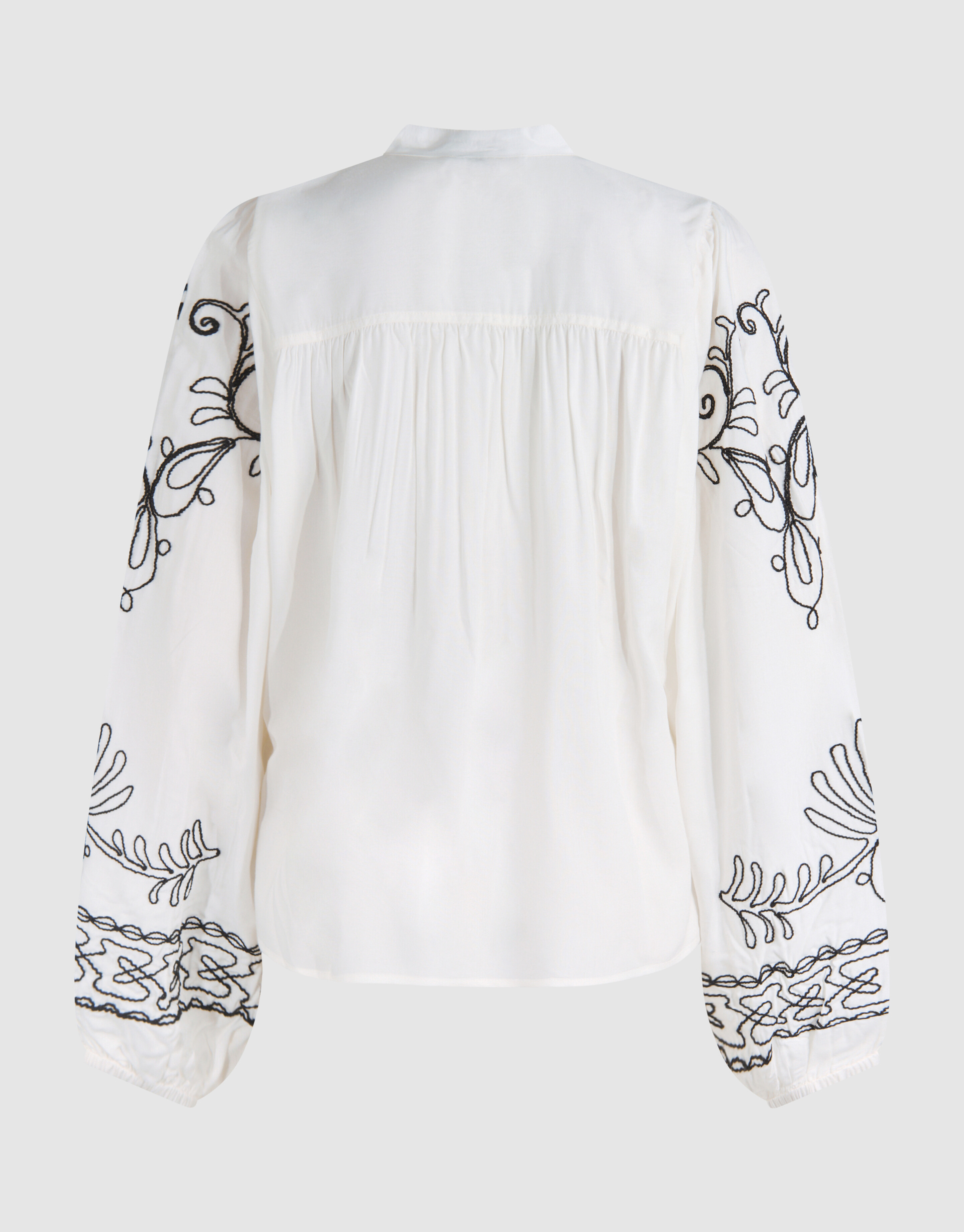 Cord-Stickerei Bluse Gebroken Wit By Fred SHOEBY WOMEN