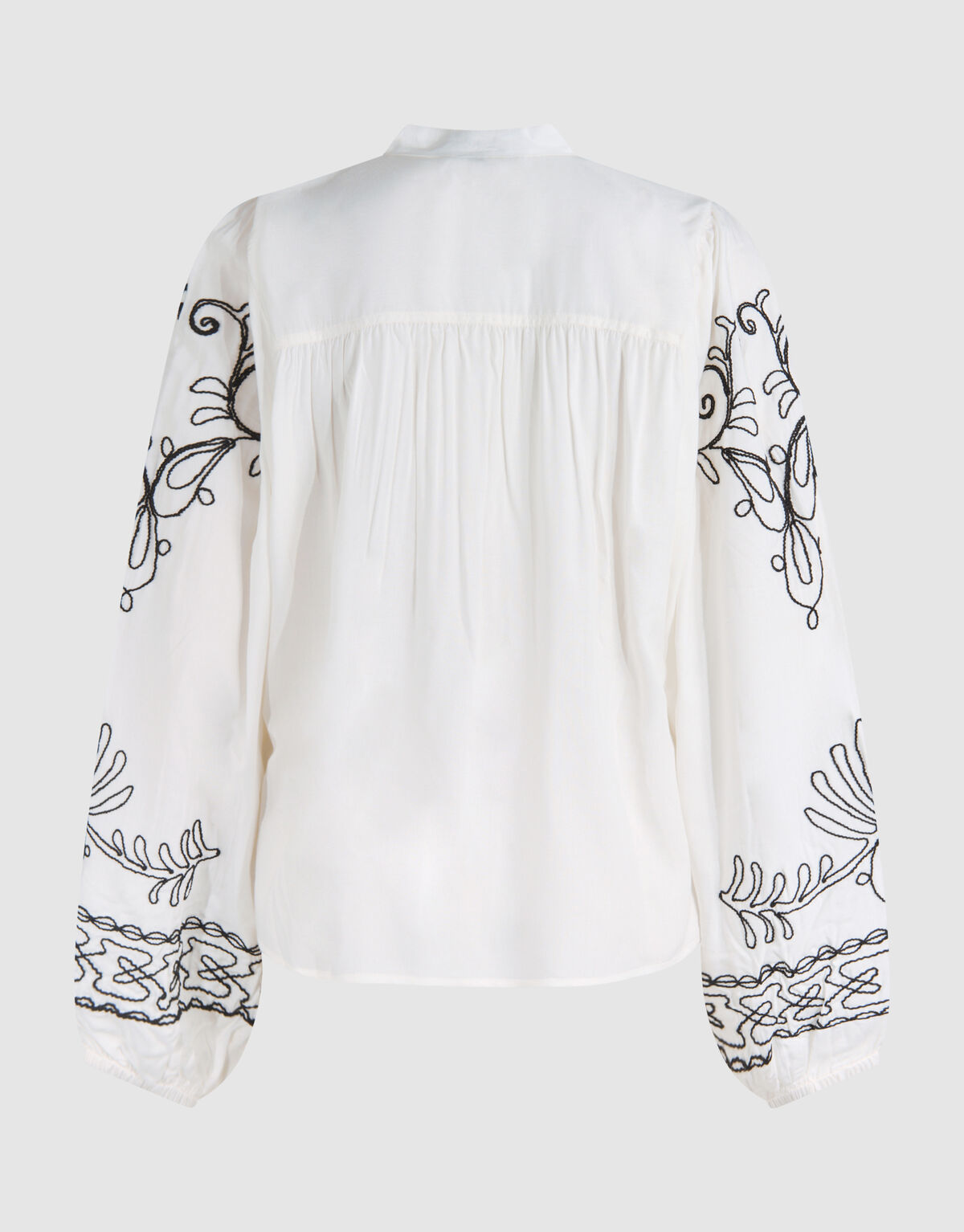 Cord-Stickerei Bluse Gebroken Wit By Fred SHOEBY WOMEN