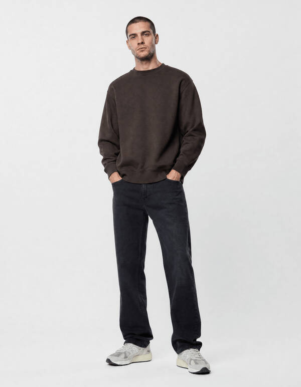 Moderne Straight-Fit-Jeans Schwarz Gr&ouml;&szlig;e 34 SHOEBY MEN