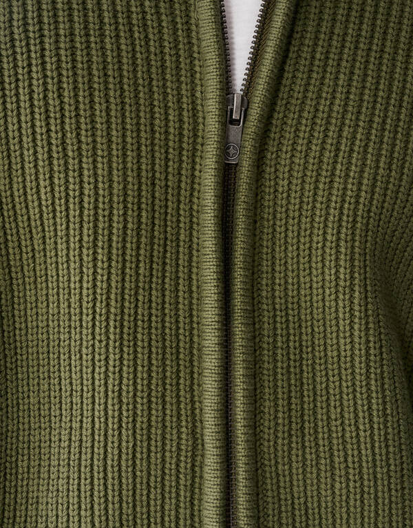 Strickjacke Khaki SHOEBY MEN