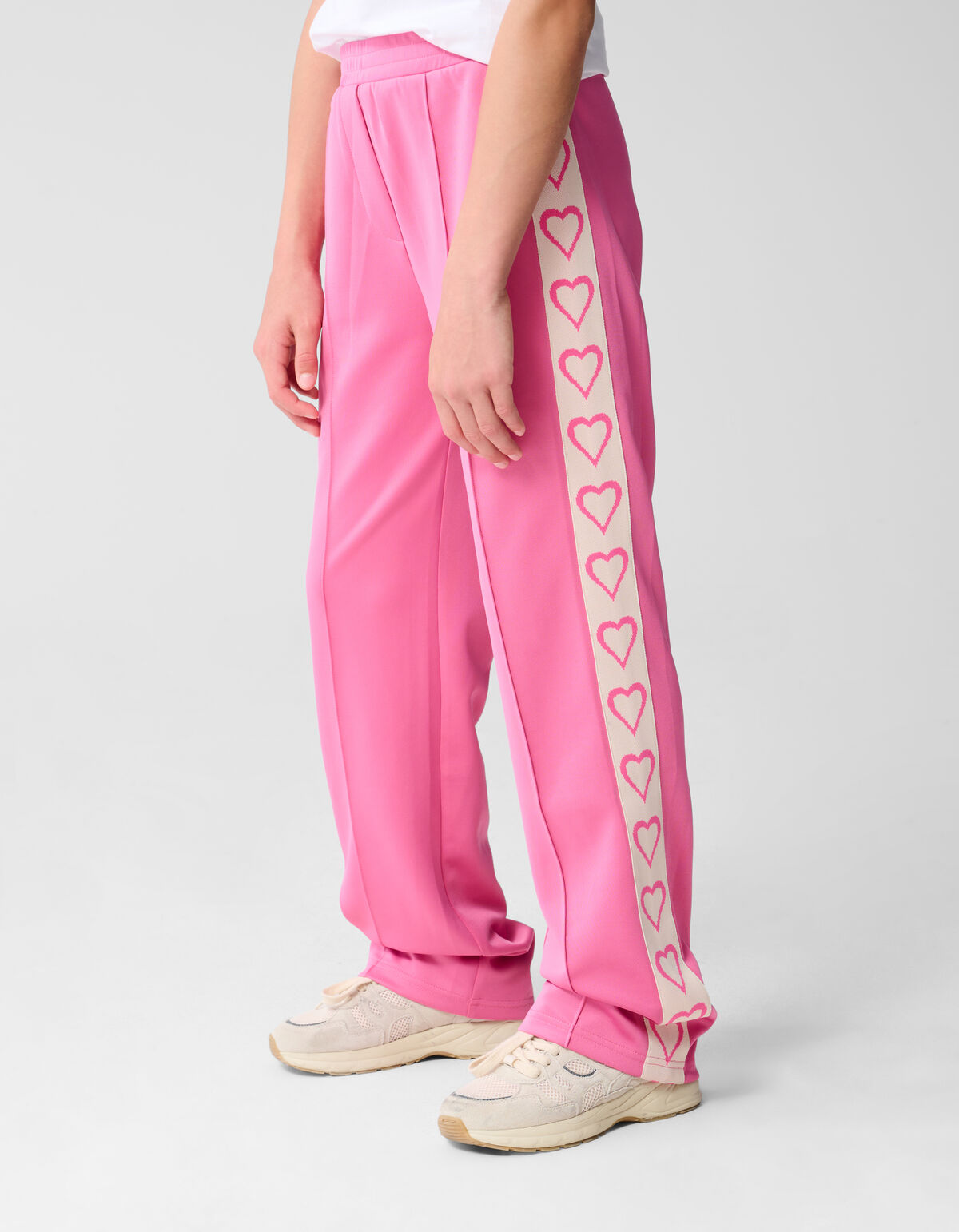 Sporty Heart Hose mit weitem Bein Rosa SHOEBY GIRLS