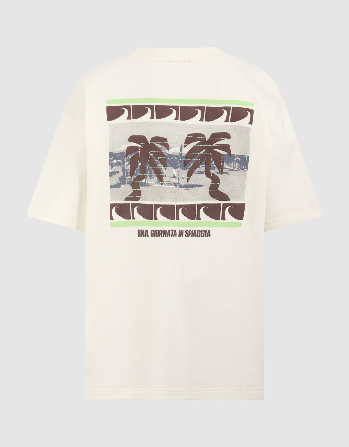 Spiaggia Artwork T-Shirt Gebrochen Wei&szlig; SHOEBY BOYS