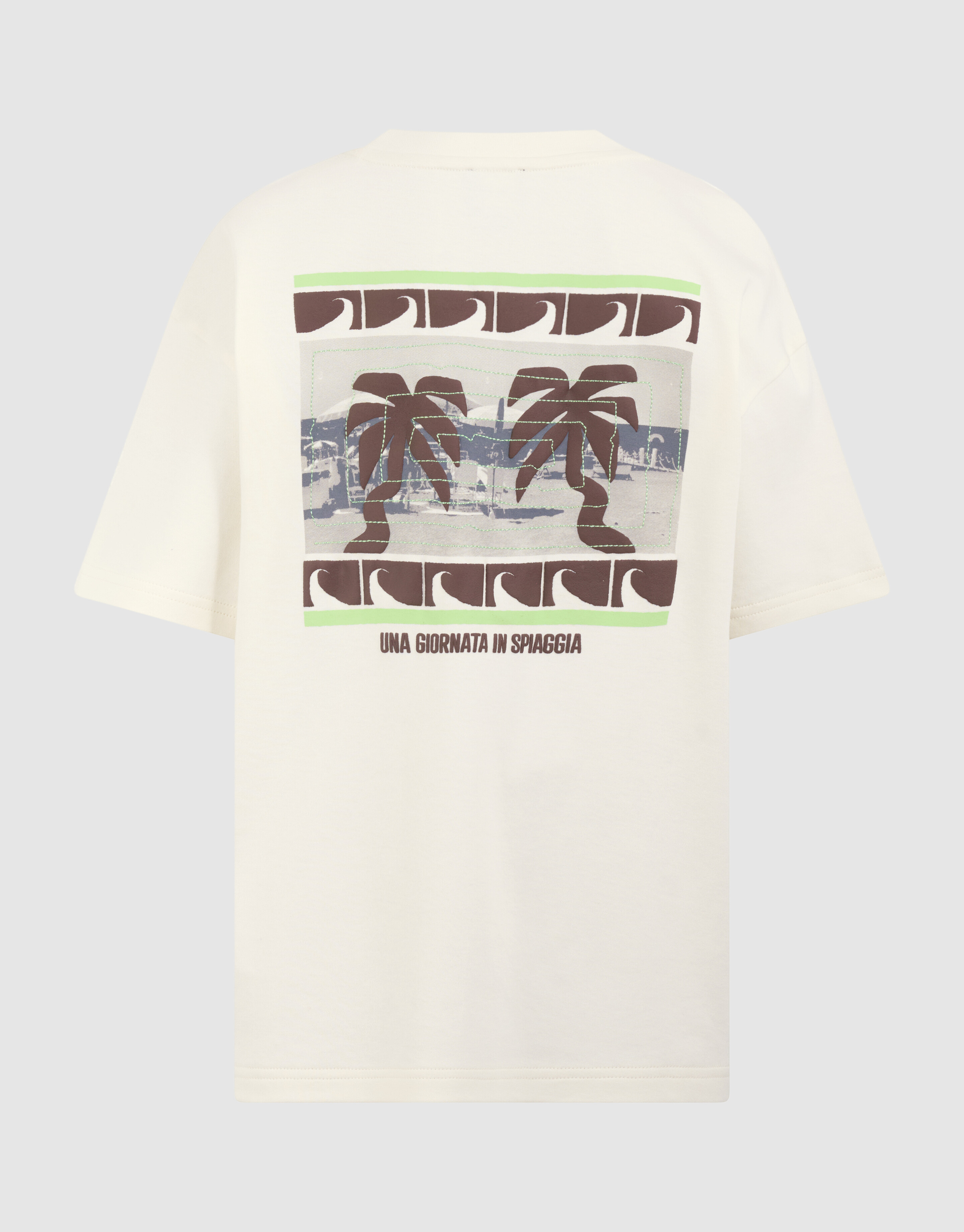 Spiaggia Artwork T-Shirt Gebrochen Wei&szlig; SHOEBY BOYS