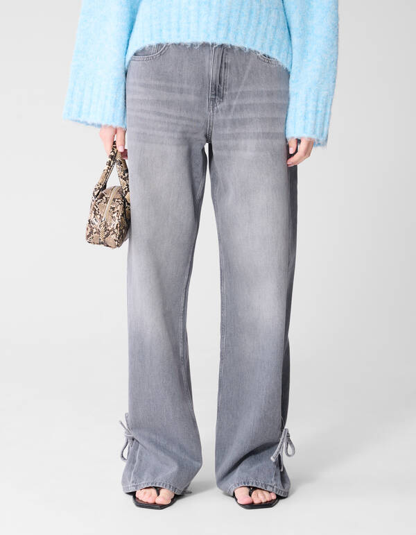 Strik Straight Fit Jeans Grau SHOEBY WOMEN