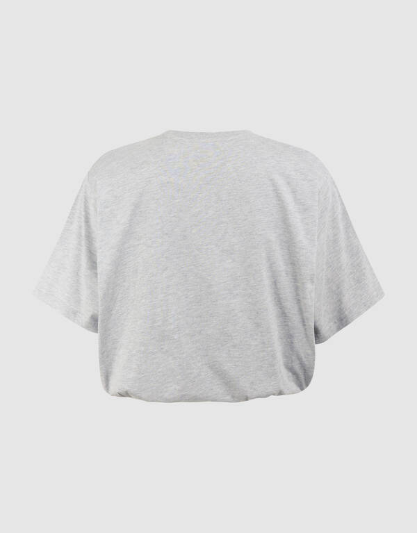 Oversized Ballon-T-Shirt Hellgrau SHOEBY WOMEN