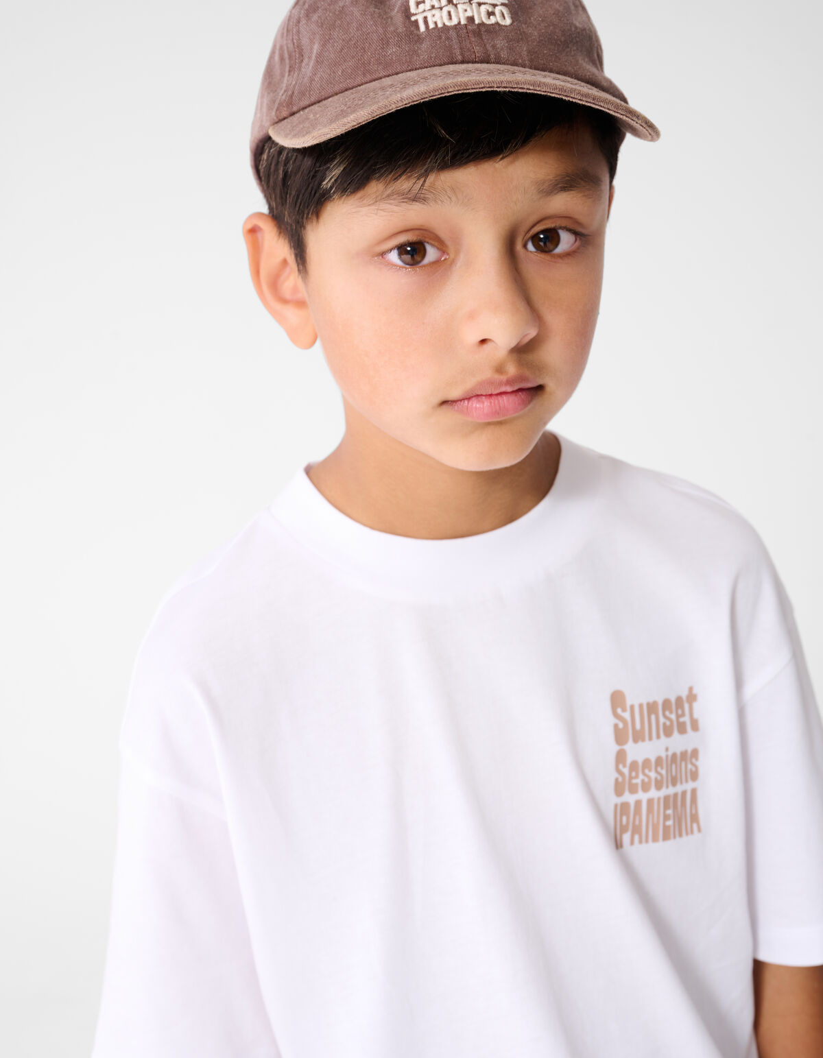 Sunset Artwork T-Shirt Wei&szlig; SHOEBY BOYS