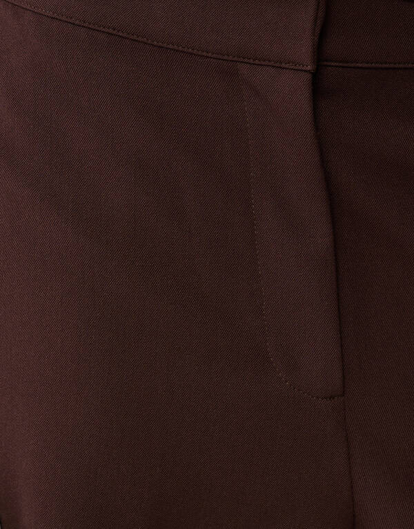 Weite Hose mit braunem Bein SHOEBY WOMEN