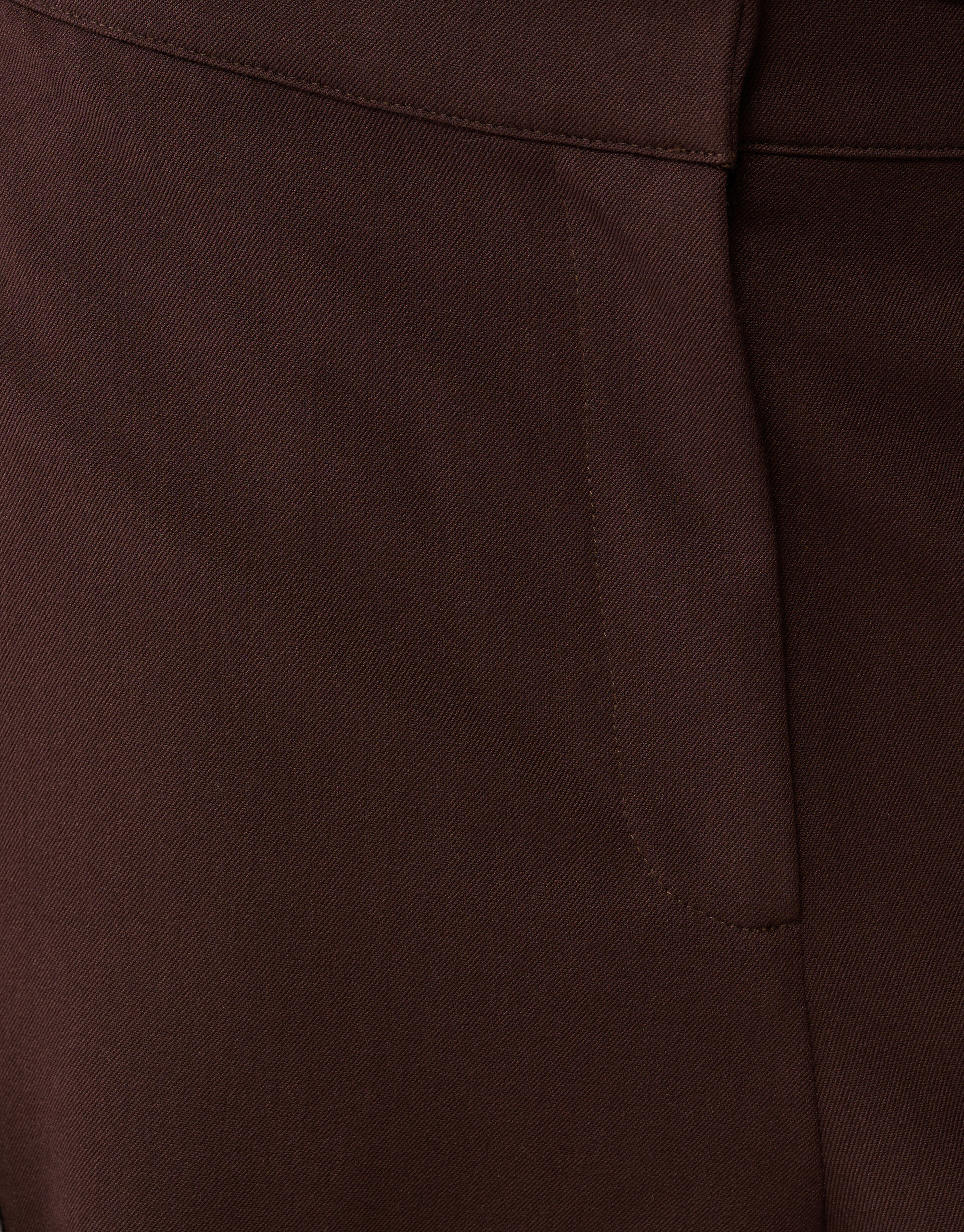 Weite Hose mit braunem Bein SHOEBY WOMEN