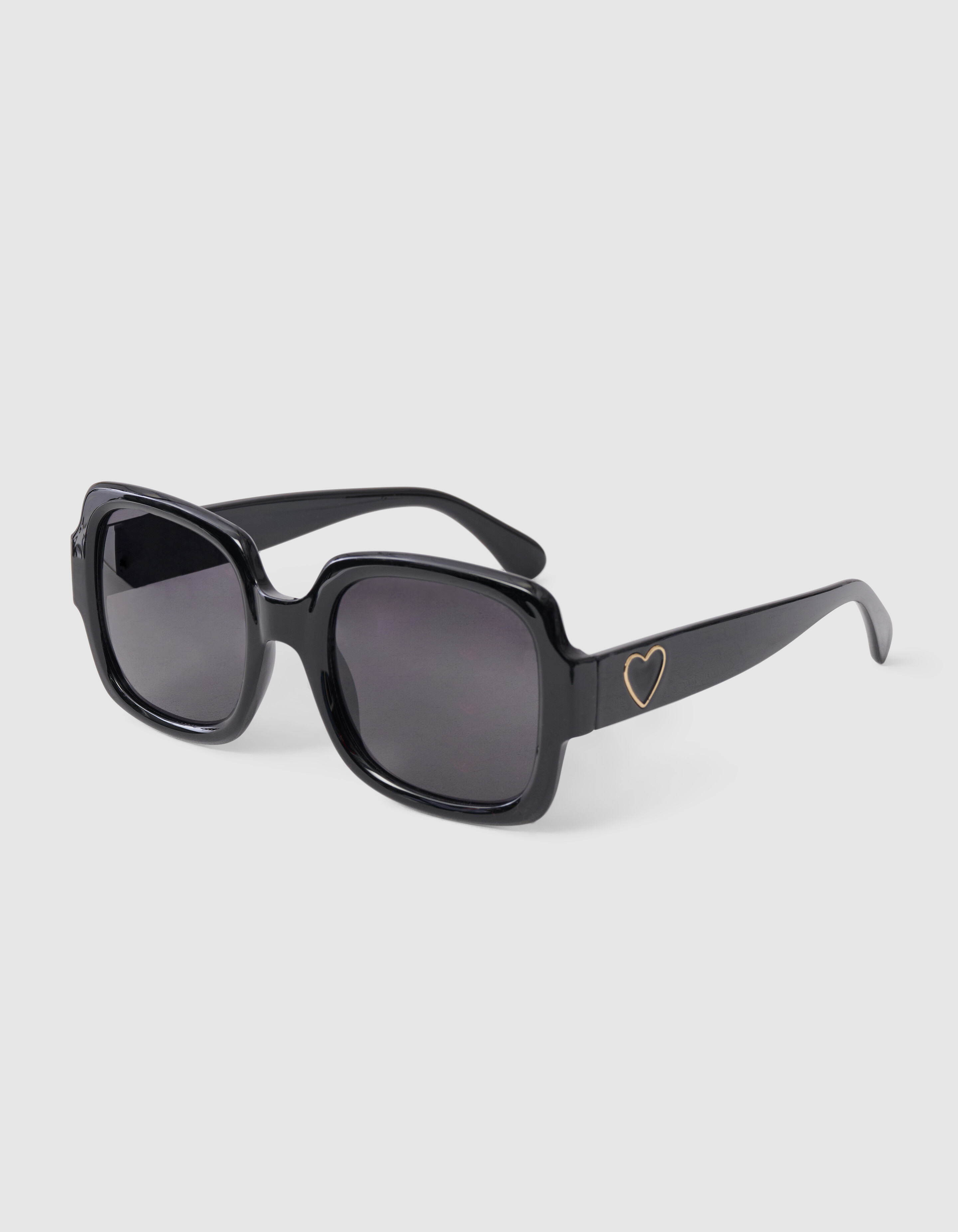 Herz-Sonnenbrille Schwarz SHOEBY ACCESSOIRES
