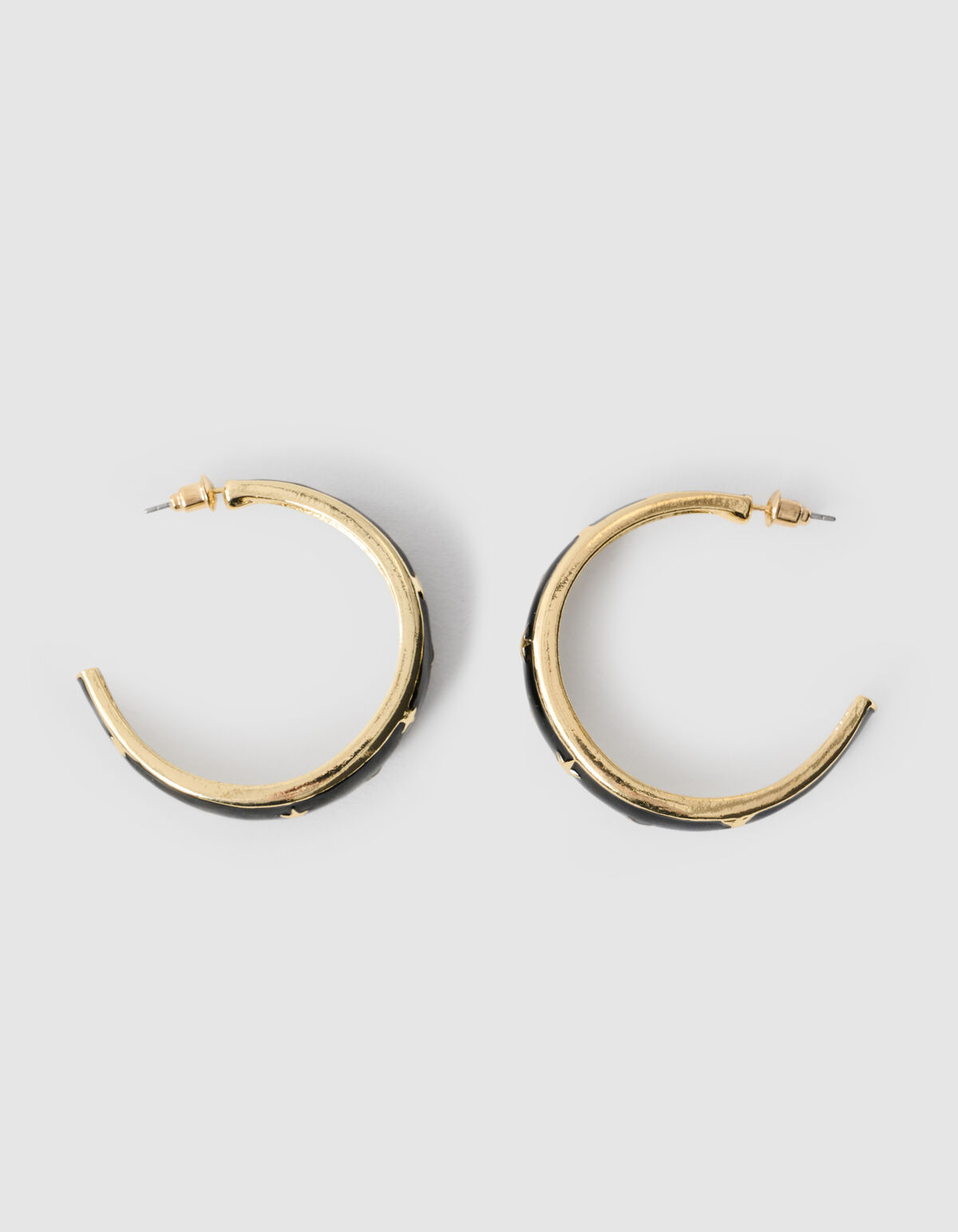 Stern-Reifen-Ohrringe Gold SHOEBY ACCESSOIRES