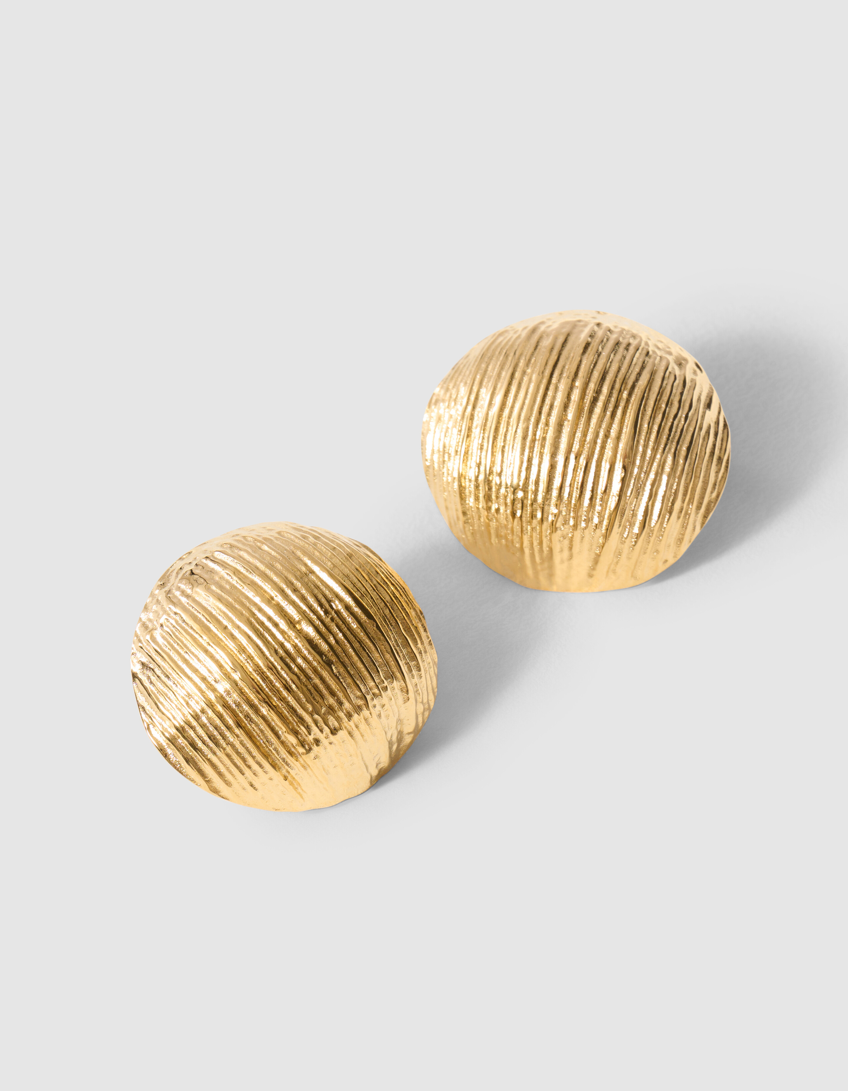 Runde Ohrringe Gold SHOEBY ACCESSOIRES