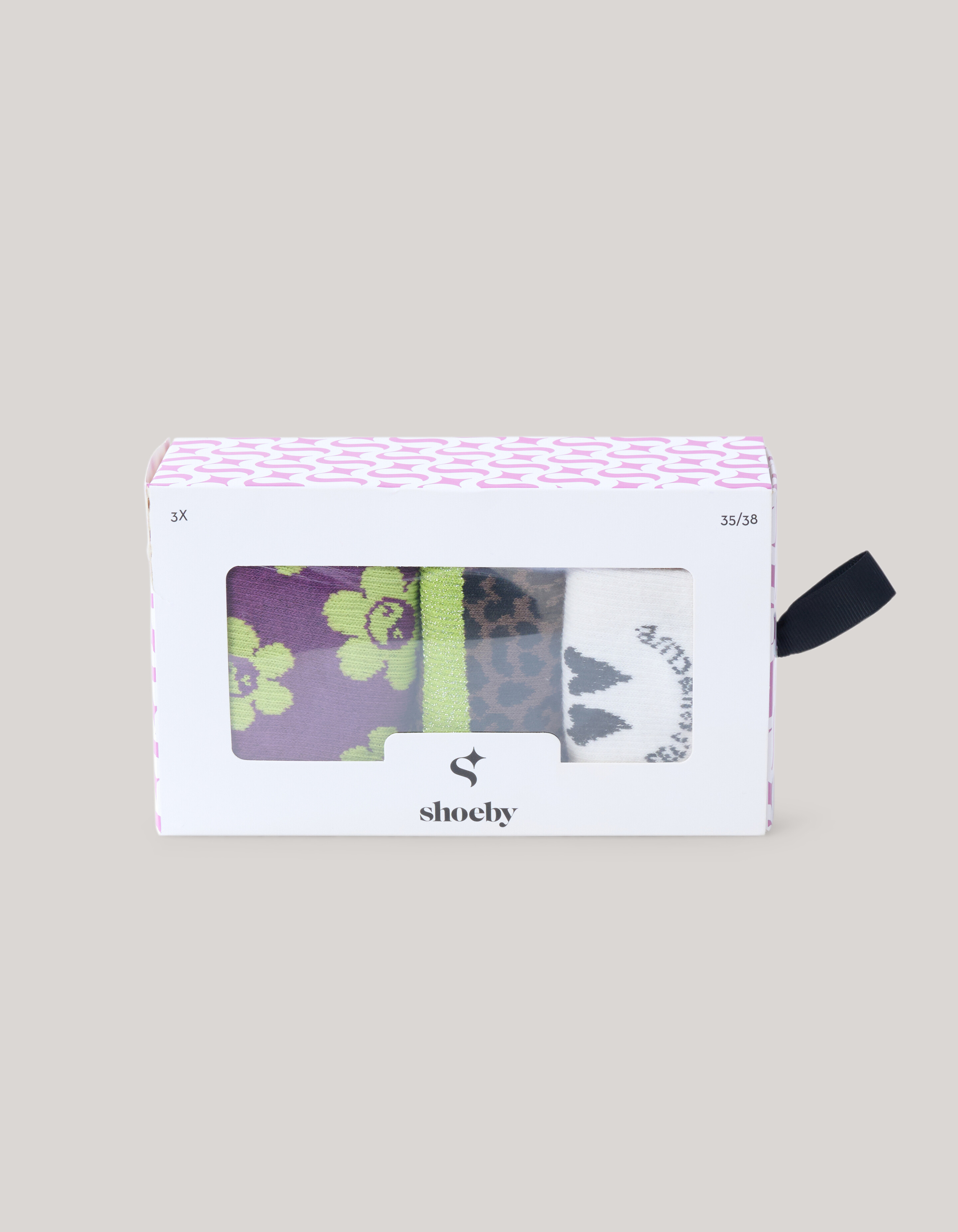 Geschenkbox Socken Hellrosa SHOEBY ACCESSOIRES