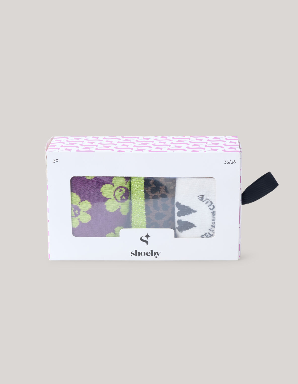 Geschenkbox Socken Hellrosa SHOEBY ACCESSOIRES