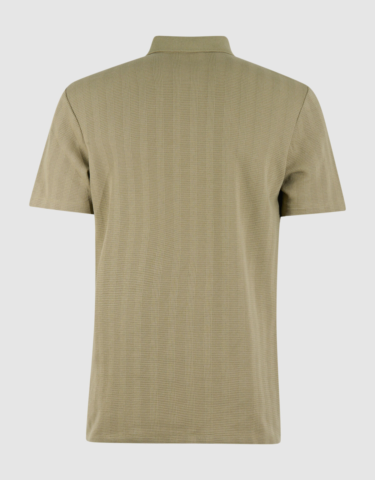 Waffelstreifen-Polo Khaki SHOEBY MEN