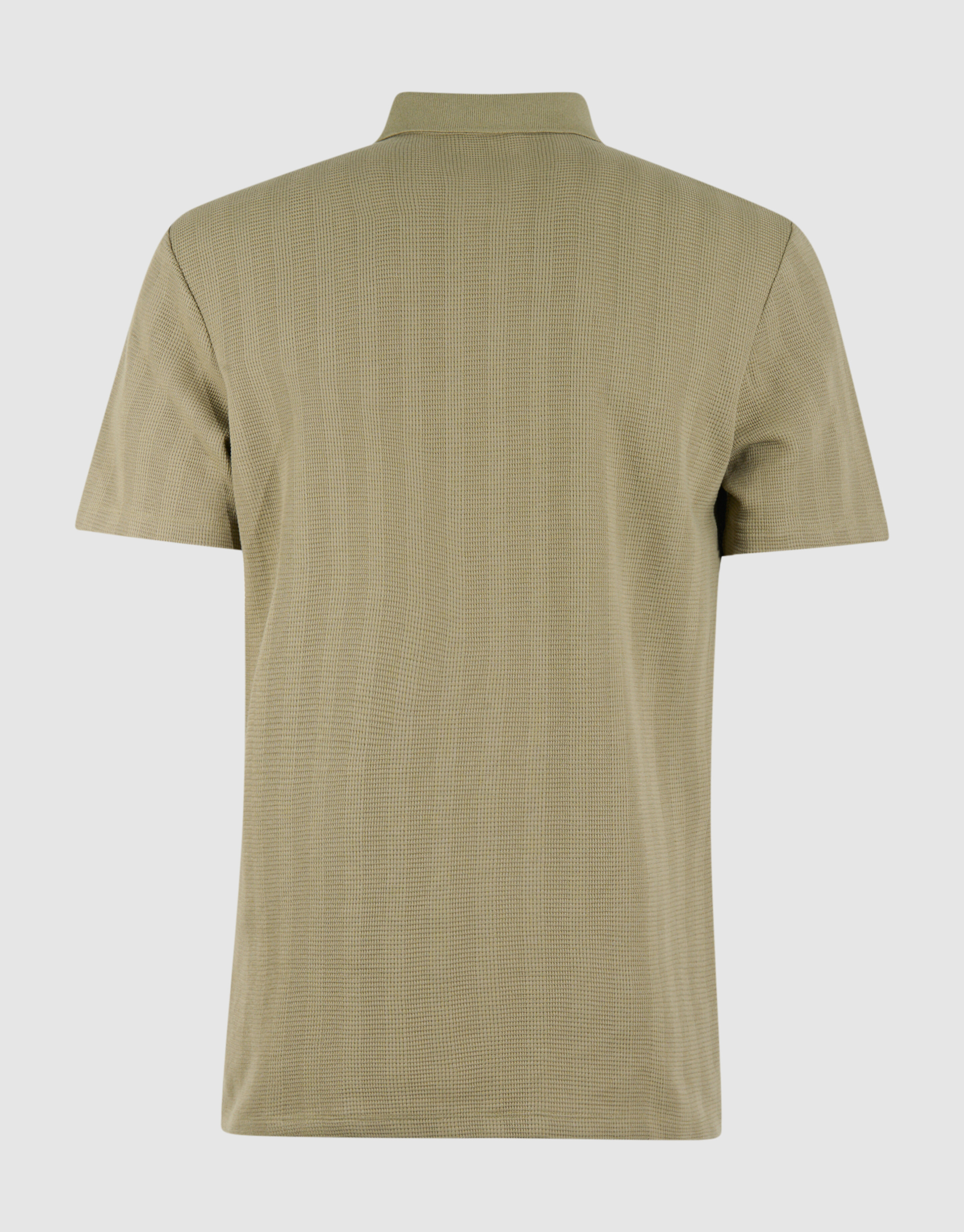 Waffelstreifen-Polo Khaki SHOEBY MEN