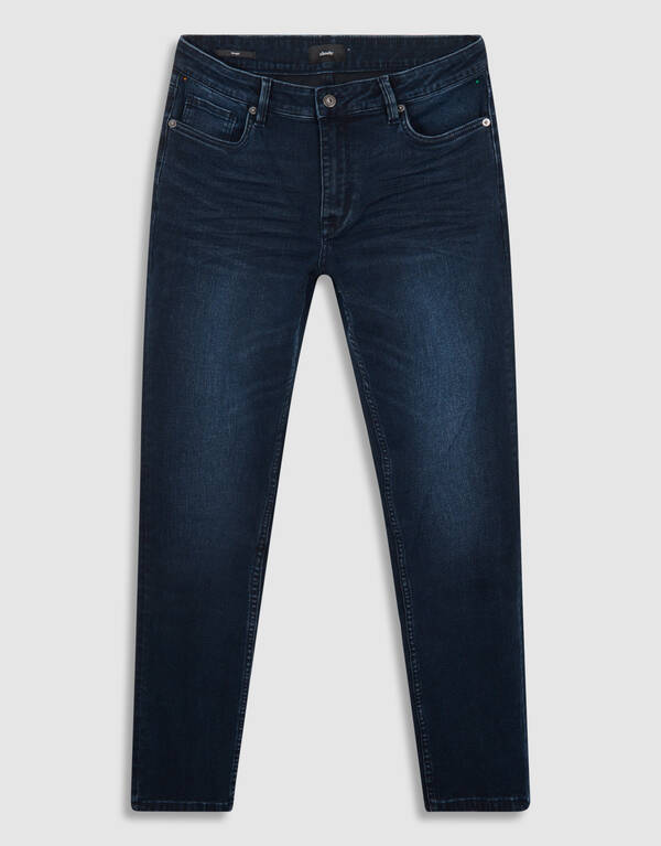 Straight Fit Jeans Blau/Schwarz L34 SHOEBY MEN