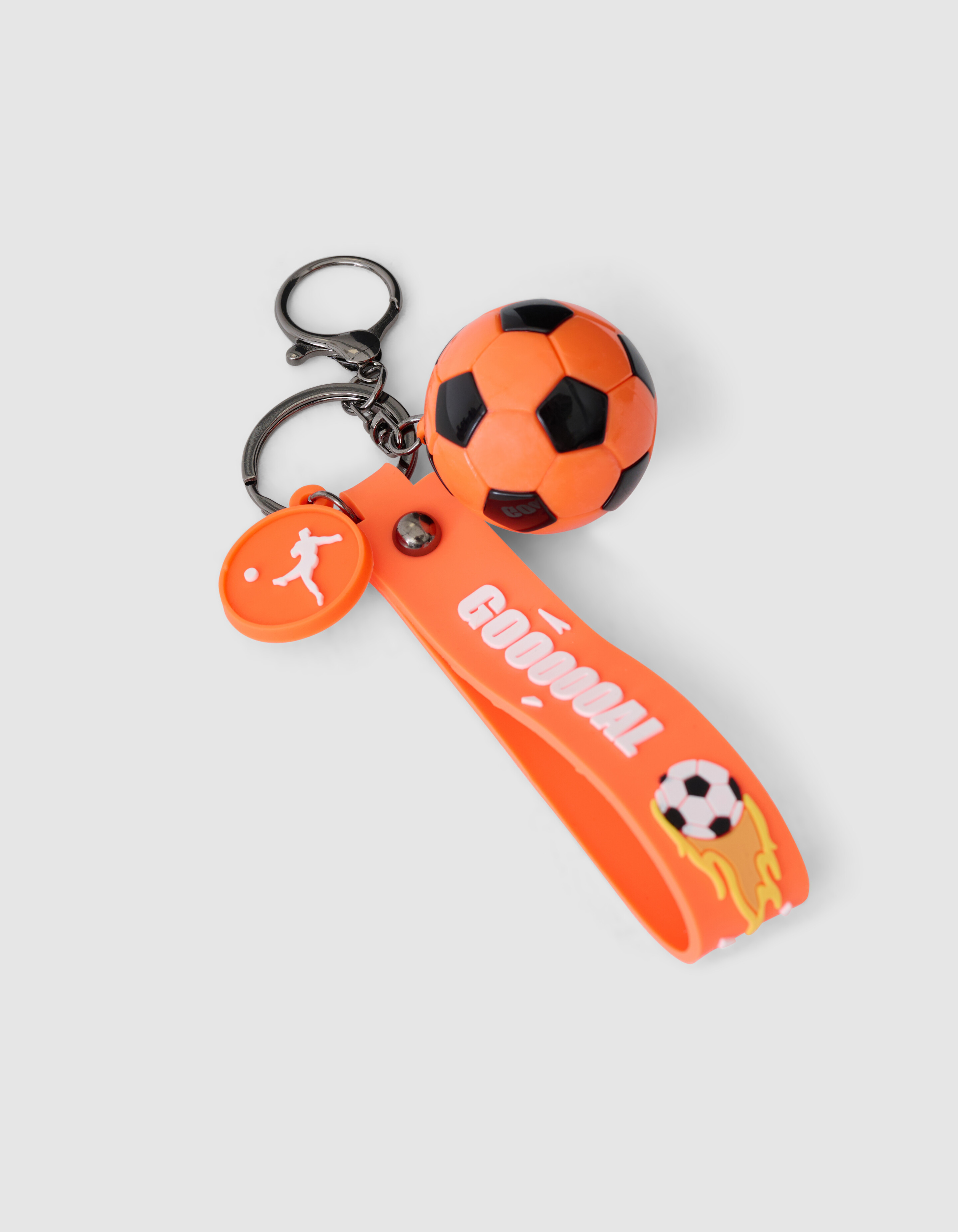 Ziel Schl&uuml;sselanh&auml;nger Orange SHOEBY ACCESSOIRES