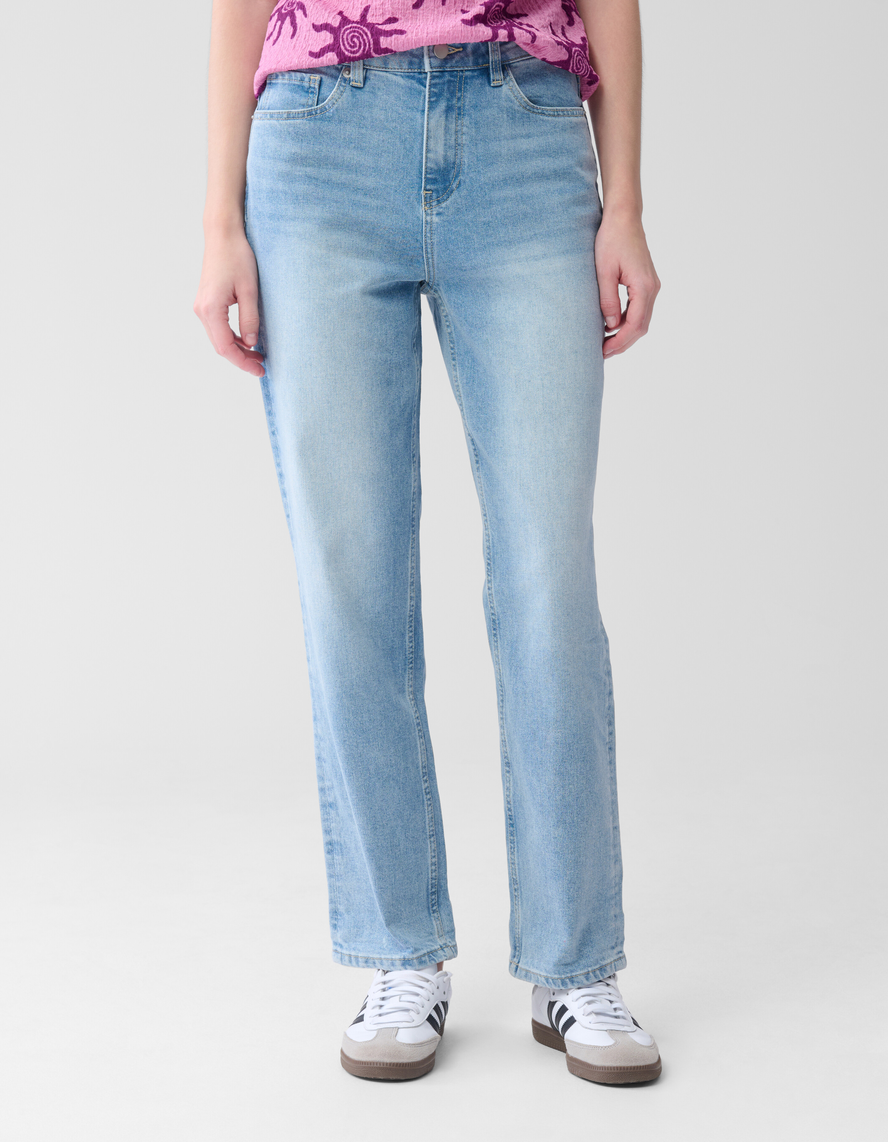 Tapered Fit Jeans Blau SHOEBY WOMEN