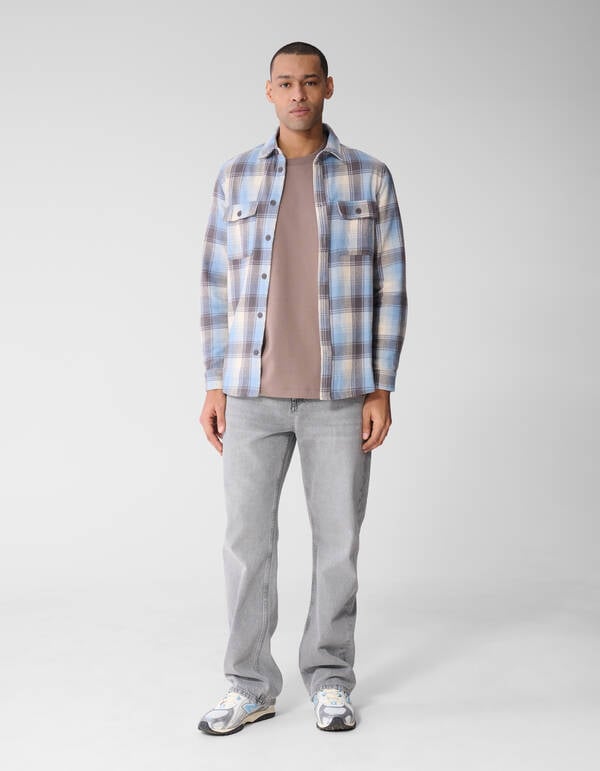 Relaxed Fit Jeans Hellgrau L32 SHOEBY MEN