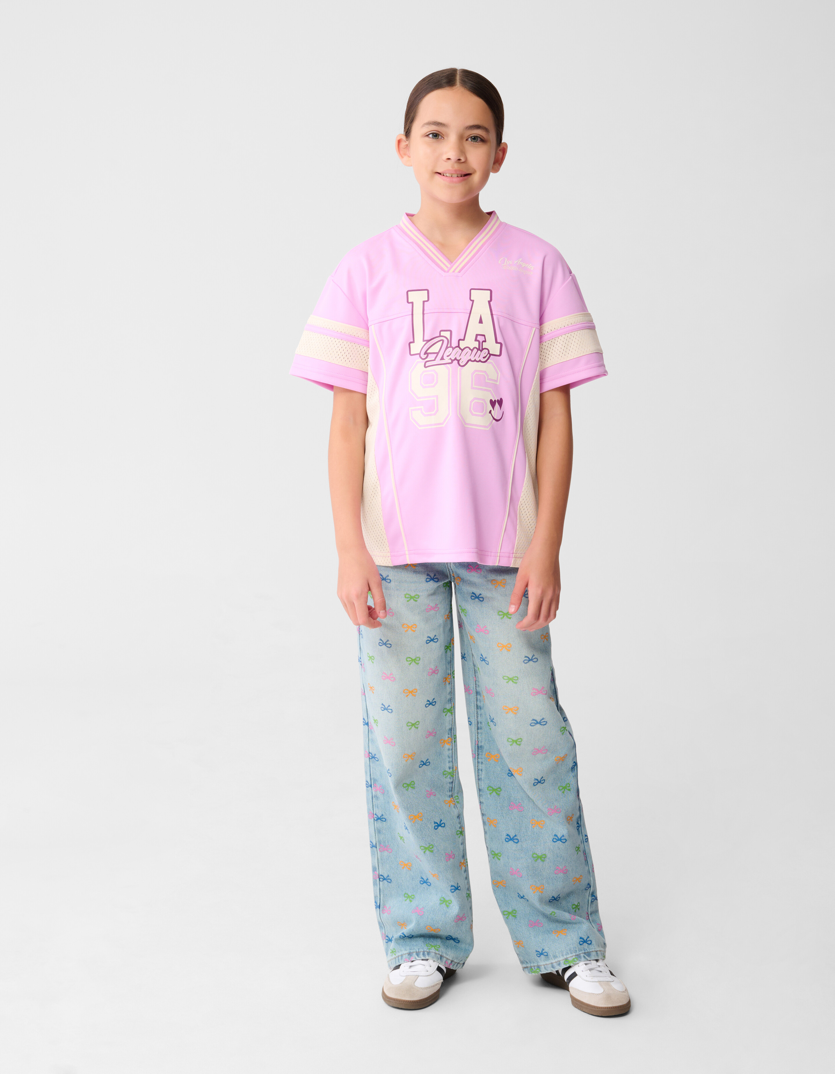 Strik Wide Leg Fit Jeans Blau SHOEBY GIRLS