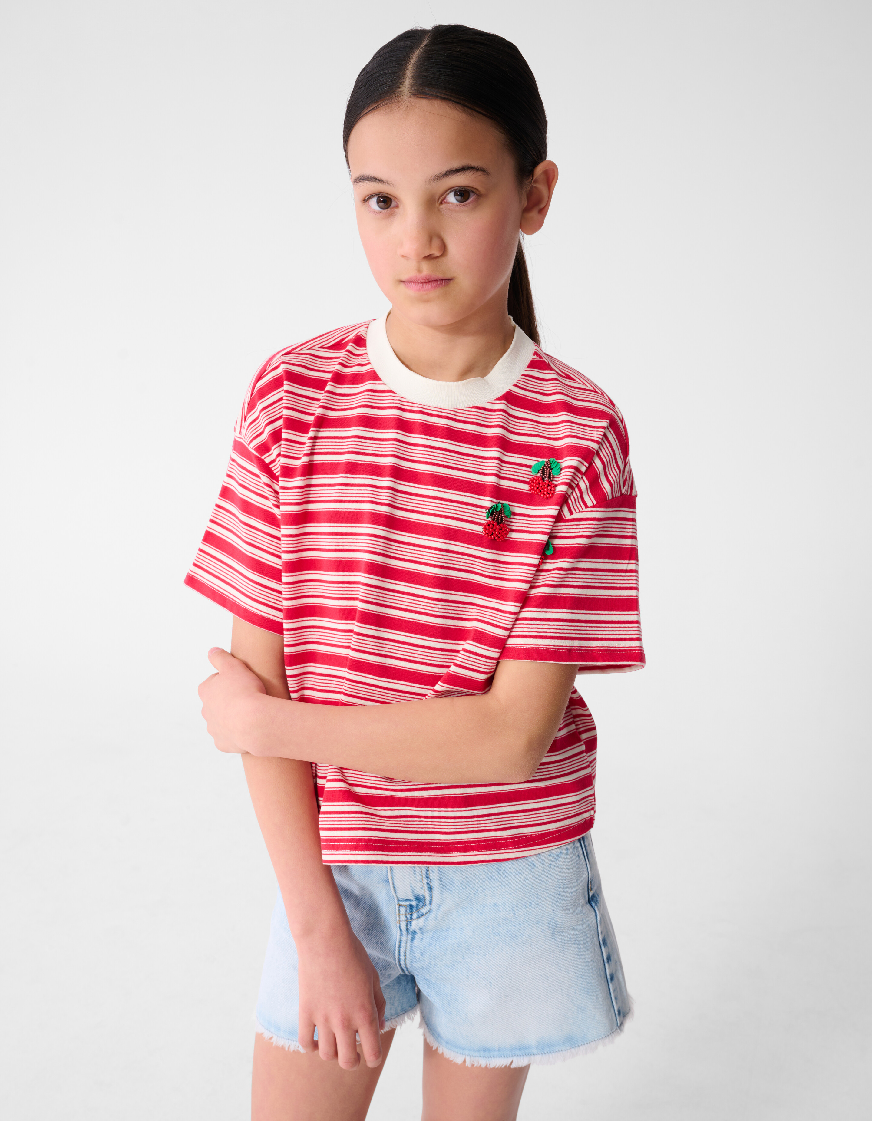 Cherry T-Shirt Rot SHOEBY GIRLS