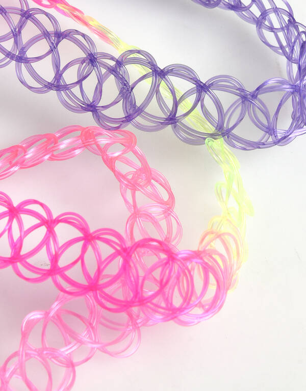 Regenbogen Choker Set SHOEBY ACCESSOIRES