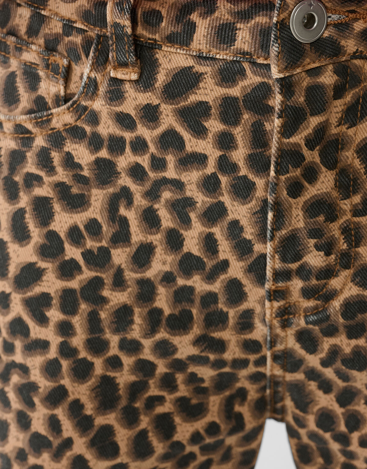 Leopard Straight Fit Hose Braun SHOEBY GIRLS