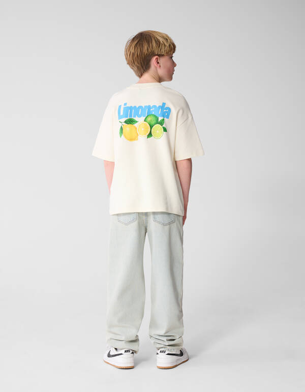 Limonada Artwork T-Shirt Gebrochen Wei&szlig; SHOEBY BOYS