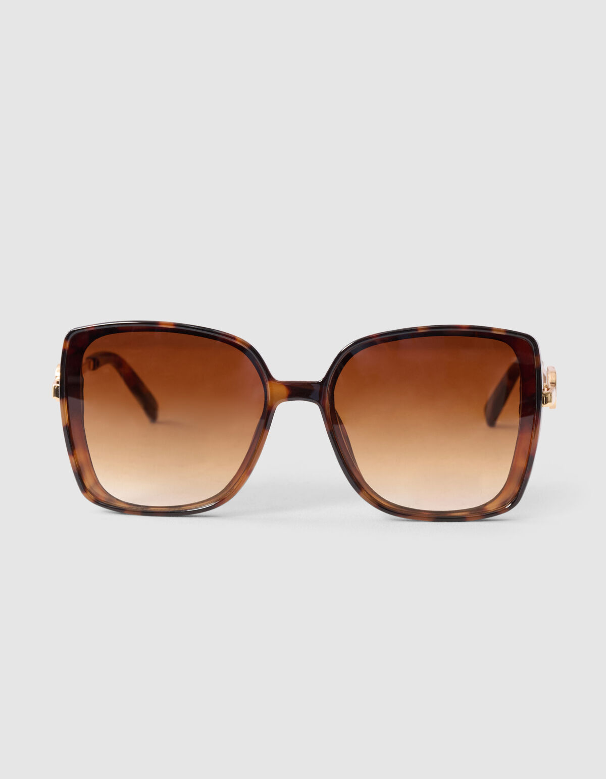 Quadratische Sonnenbrille Braun SHOEBY ACCESSOIRES