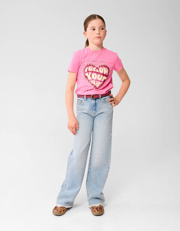 Denim Weite Beinform Jeans Blau SHOEBY GIRLS