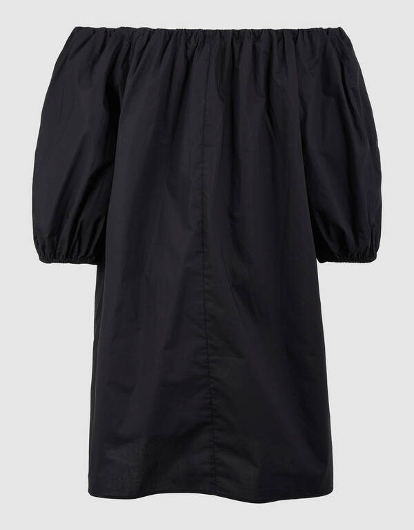 Schulterfreie Mini-Kleid Schwarz SHOEBY WOMEN