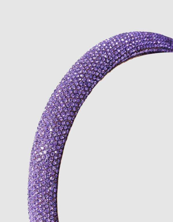 Strass Haarband Paars SHOEBY ACCESSOIRES
