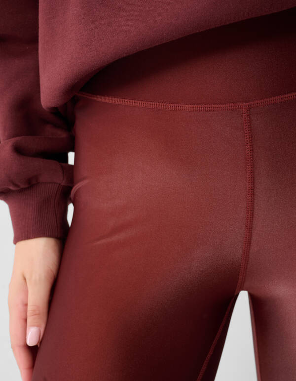 Shiny Legging Donkerrood SHOEBY WOMEN
